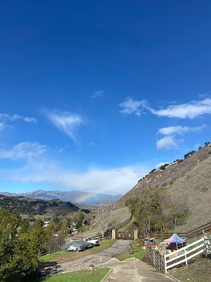 Nye Road johnny Cash property rainbow 2